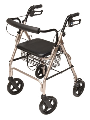 Lumex Walkabout Four-Wheel Contour Deluxe Rollators - Senior.com Rollators